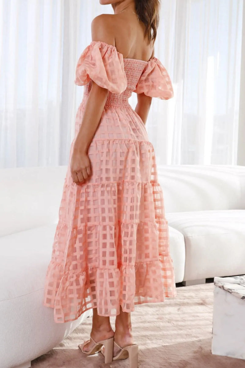 Nicolette  Women Midi Jacquard Dress