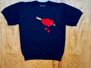 "Loretta" Heart and Arrows Sweater