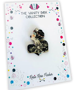 "Zelda" Flapper Brooch