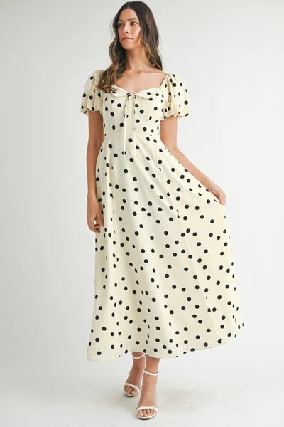 Nostalgic Blossom Midi Dress