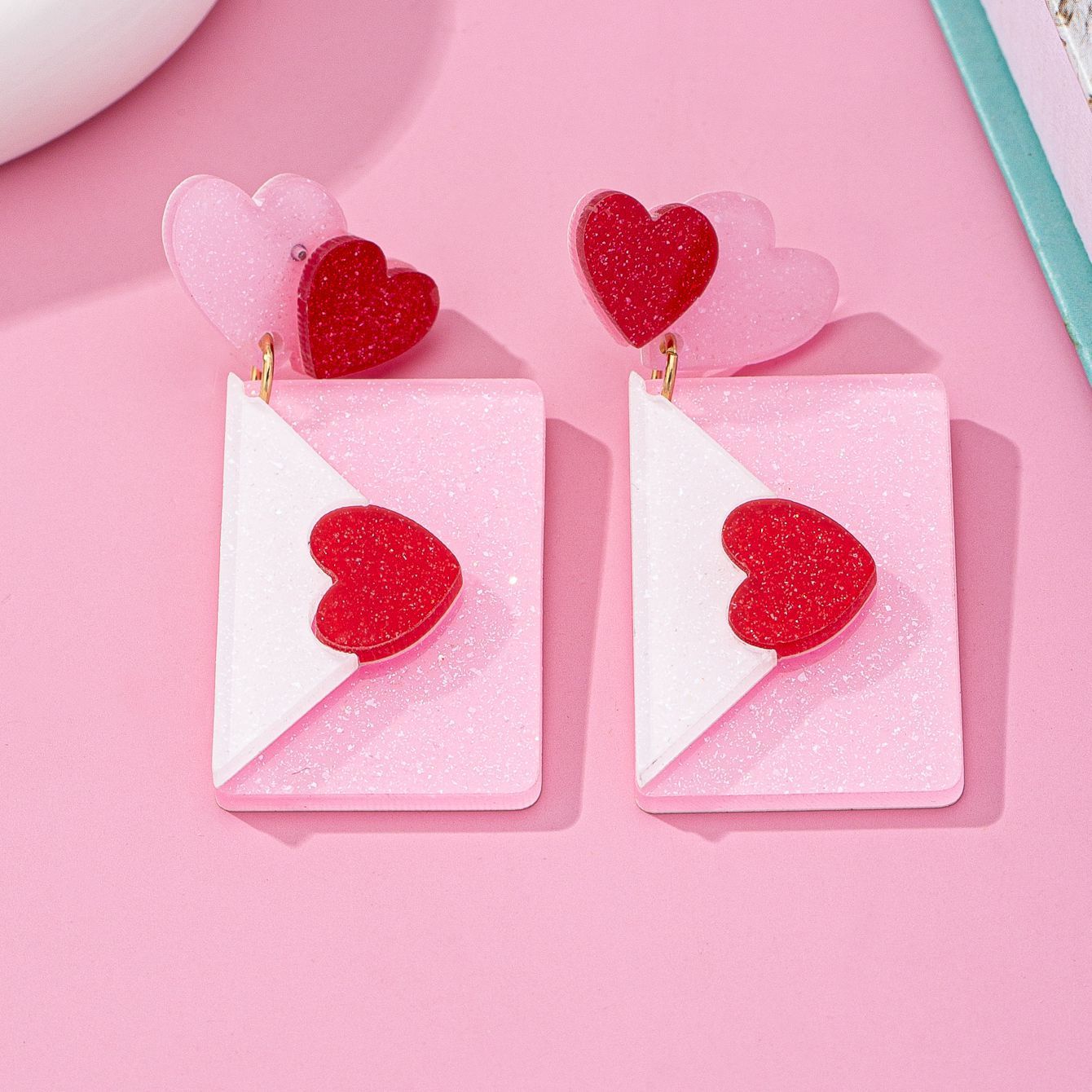 Love Letter Heart Earrings