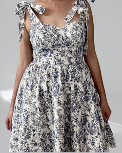 Enchanting Cottagecore Bustier Milkmaid Strap Dress-2 width=100 