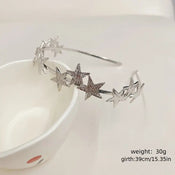 "Carina" Silvery Stars Tiara width=100 
