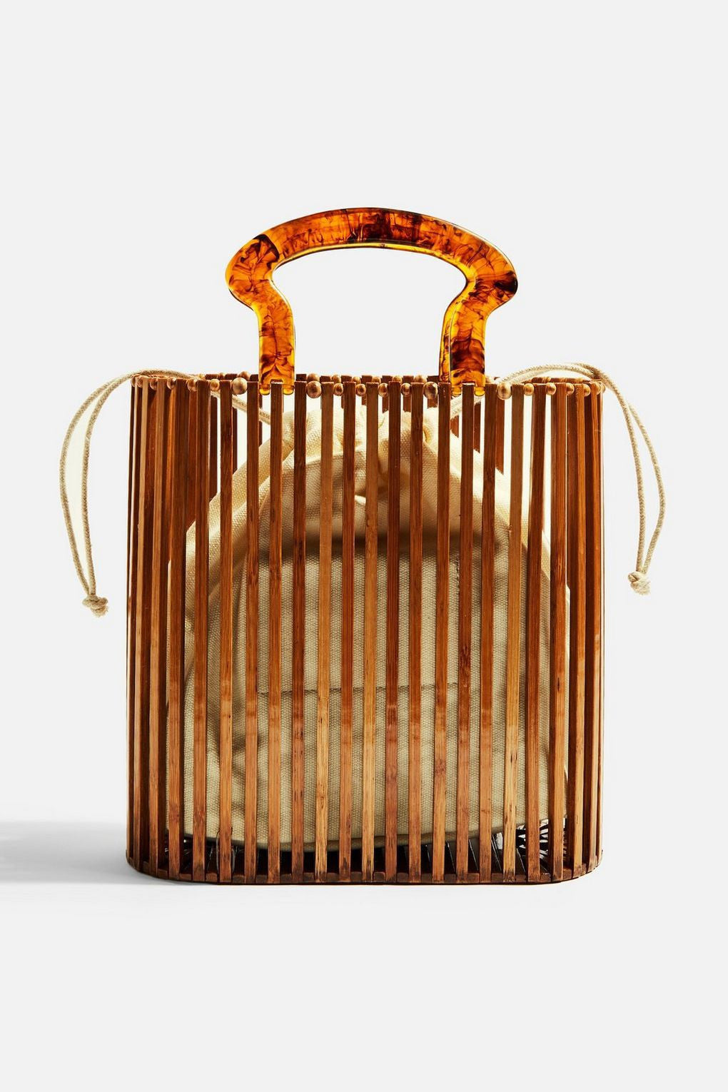 Acrylic Stardust Bucket Bag