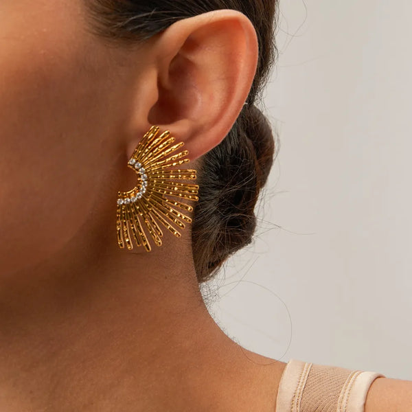 Zircon Moonlight Earrings