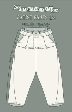 "Love Grows Wild" Artist Pants (S/M)