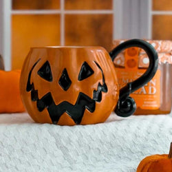 "Haunted Hallows" Pumpkin Mug width=100 