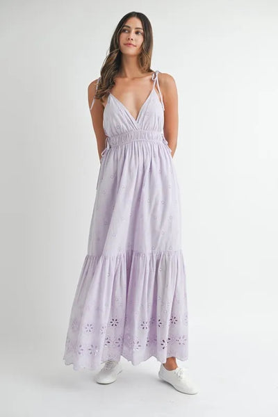 Lace Blossom Maxi Dress