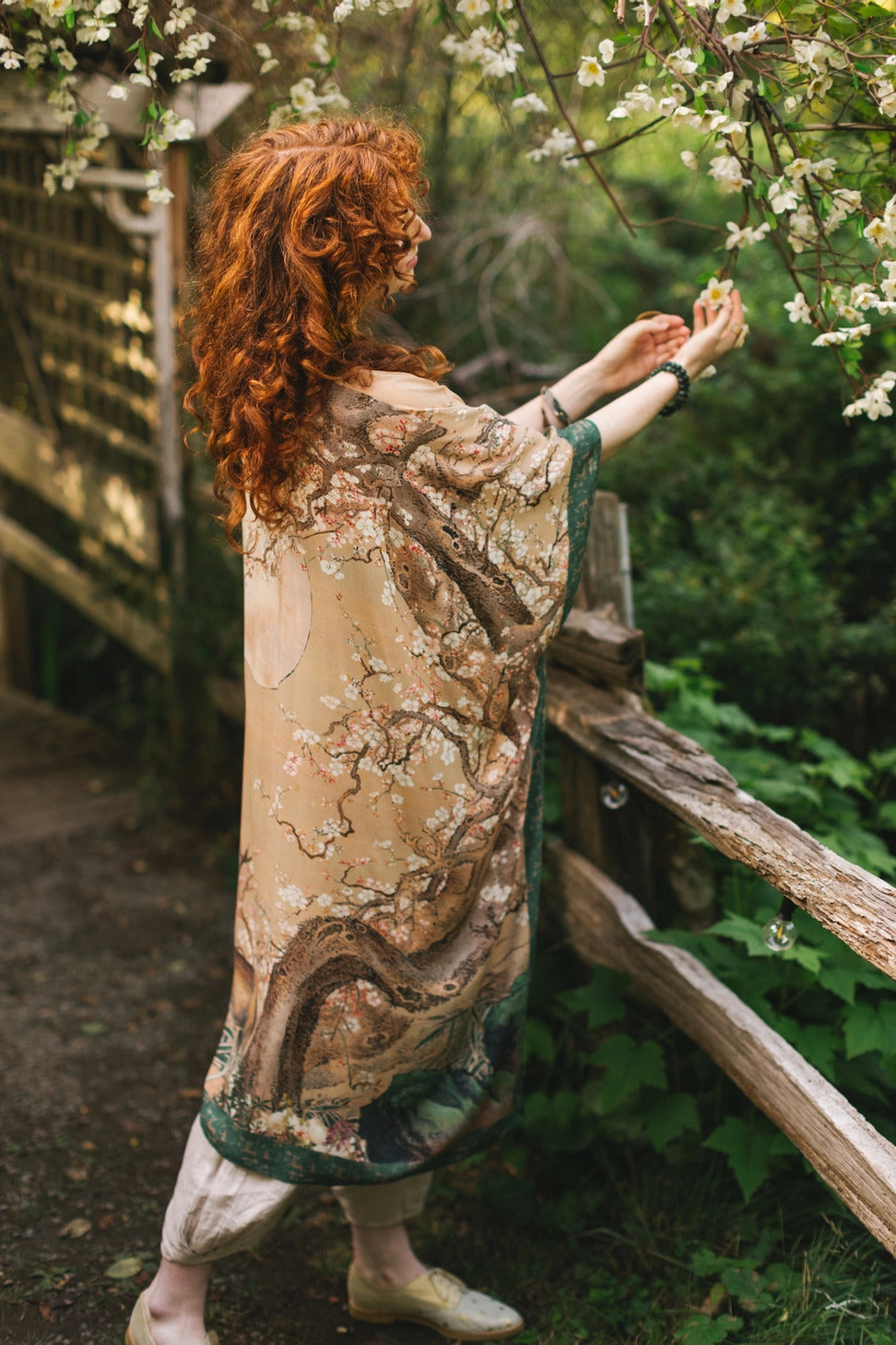 "Fable" Bohemian Goddess Starduster Kimono