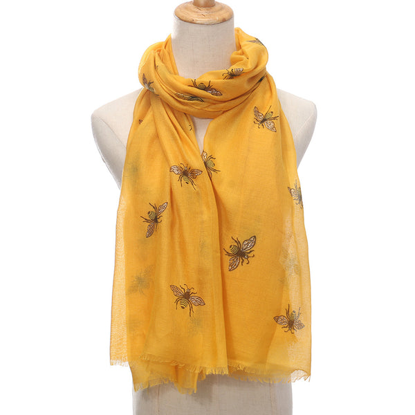 Golden Petal Neck Wrap