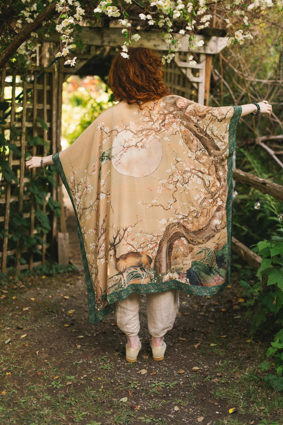"Fable" Bohemian Goddess Starduster Kimono