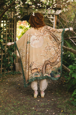 "Fable" Bohemian Goddess Starduster Kimono width=100 