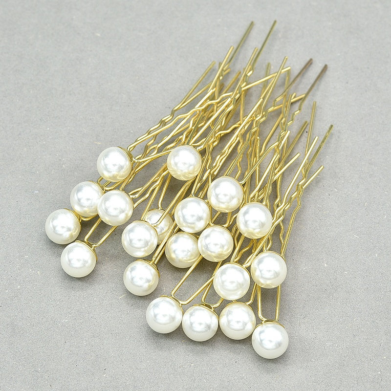 Luna Faux Pearl Hairpins