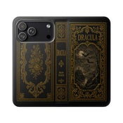 "Dracula" Red Castle Folio Phone Case width=100 