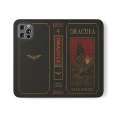 "Dracula" Red Castle Folio Phone Case