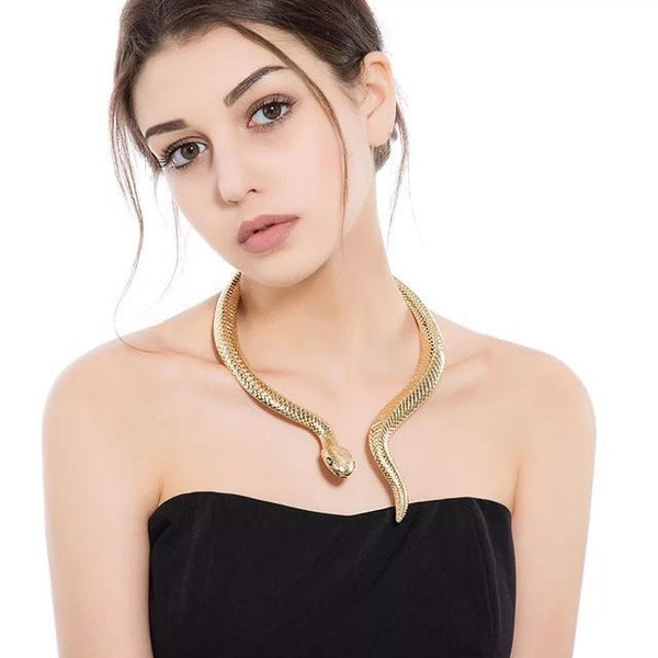 Decima Snake Necklace