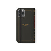 "Dracula" Red Castle Folio Phone Case width=100 