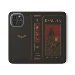 "Dracula" Red Castle Folio Phone Case