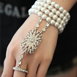 Beige Blossom Bracelet width=100 