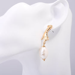 Daisy Baroque Pearl Earrings width=100 