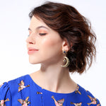 Iridescent Night Sky Earrings