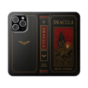 "Dracula" Red Castle Folio Phone Case width=100 