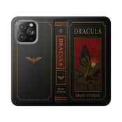 "Dracula" Red Castle Folio Phone Case width=100 