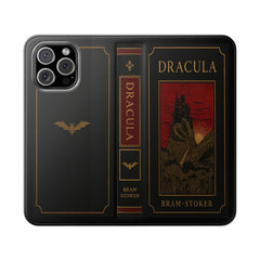 "Dracula" Red Castle Folio Phone Case