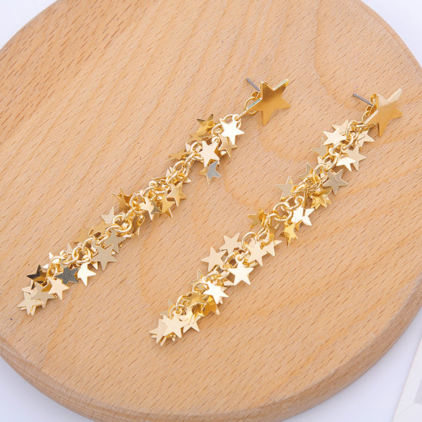 Silvery Charm Earrings