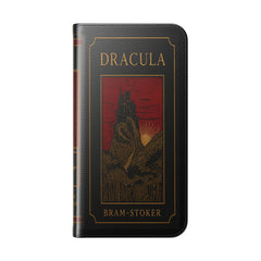 "Dracula" Red Castle Folio Phone Case