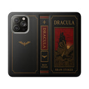 "Dracula" Red Castle Folio Phone Case width=100 