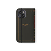 "Dracula" Red Castle Folio Phone Case width=100 