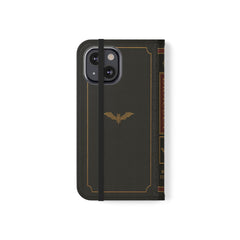 "Dracula" Red Castle Folio Phone Case