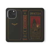 "Dracula" Red Castle Folio Phone Case width=100 