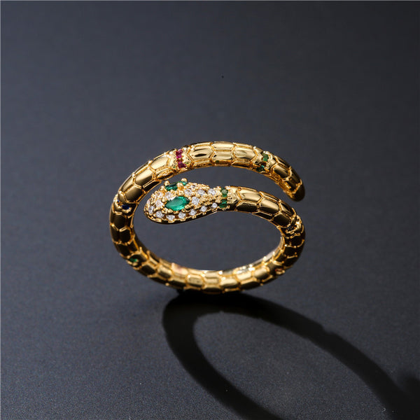 Golden Serpent Ring