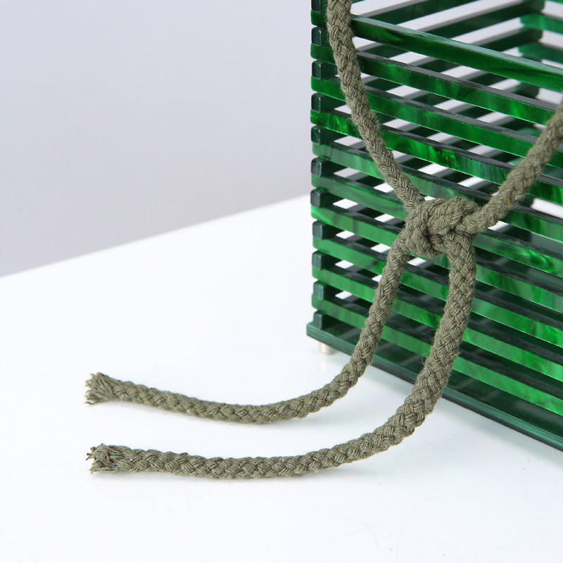 Pearl Shadow Twisted Bag