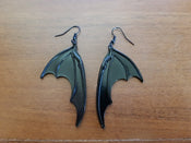 Vintage Gothic Bat Wings Earrings width=100 