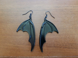 Vintage Gothic Bat Wings Earrings width=100 