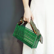 Lustrous Noir Clutch Bag width=100 