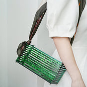 Lustrous Noir Clutch Bag width=100 
