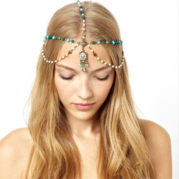 Turquoise Dream Hair Chain