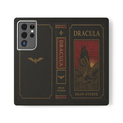 "Dracula" Red Castle Folio Phone Case