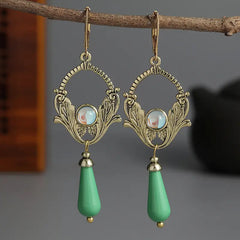 "Gerda" Art Nouveau Earrings