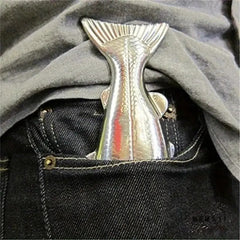 "Triton" Fish Flask