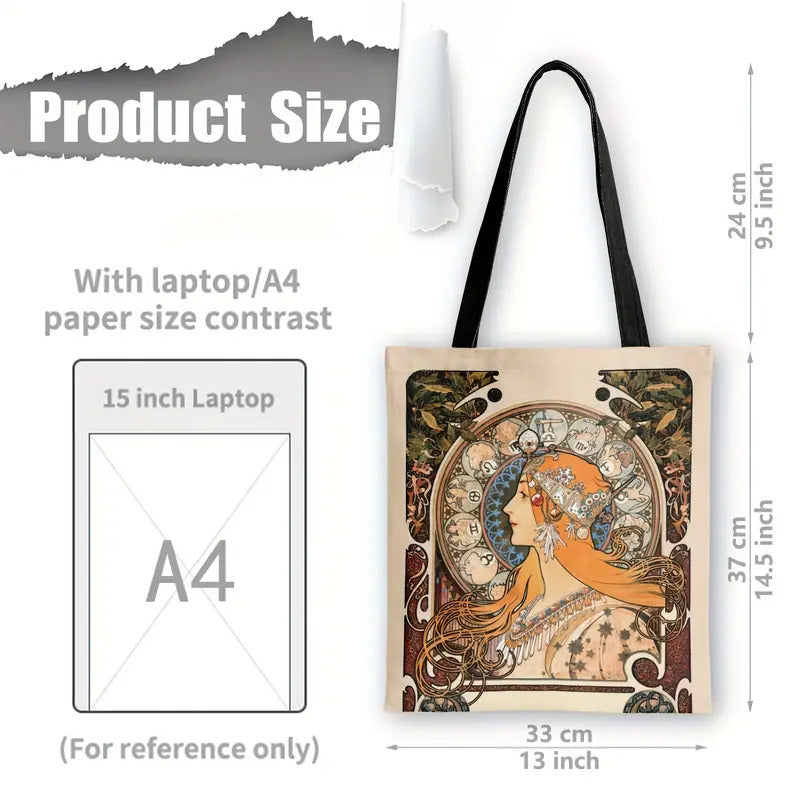 "Mucha" Cloth Tote Bag