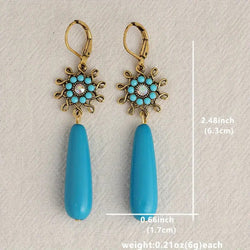 "Myra" Long Bead Earrings width=100 