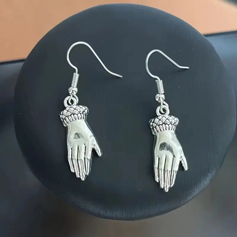 "Sequana" Hand Earrings (Silvery)