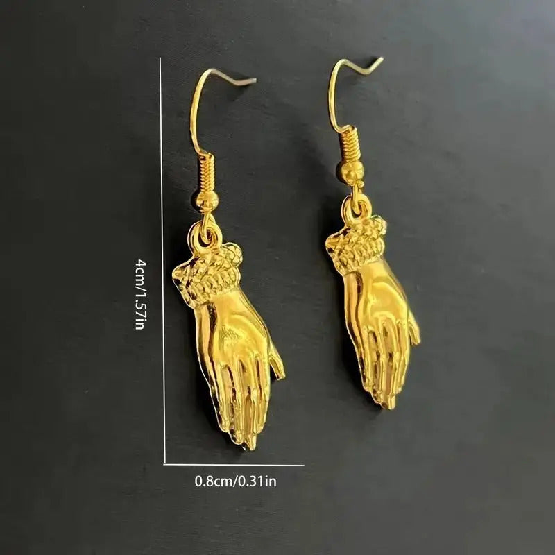 "Sequana" Hand Earrings (Golden)