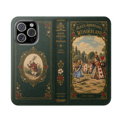 "Alice in Wonderland" Folio Phone Case