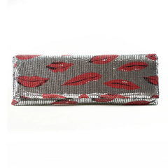 "Zaela" Lips Evening Clutch